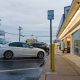 Vehicles park in angled spaces in Seaside Heights, Feb. 2023. (Photo: Daniel Nee)