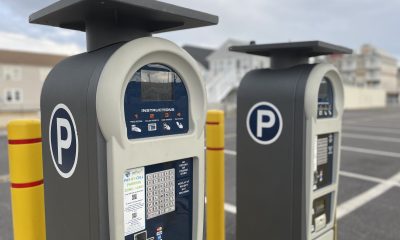 The municipal parking lot in Seaside Heights on Grant Avenue, which will be part of a forthcoming parking study, May 2023. (Photo: Shorebeat)