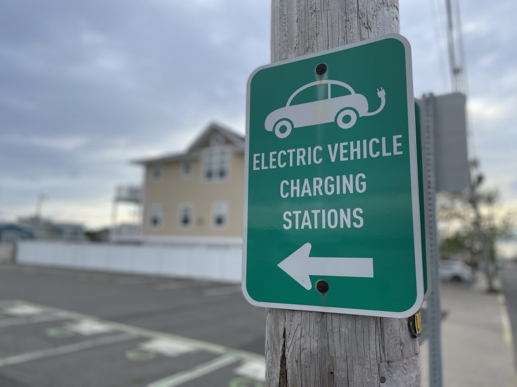 The municipal parking lot in Seaside Heights on Grant Avenue, which will be part of a forthcoming parking study, May 2023. (Photo: Shorebeat)