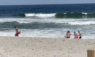 A rescue takes place near Dupont Avenue in Seaside Heights, May 26, 2023. (Photo: Shorebeat)
