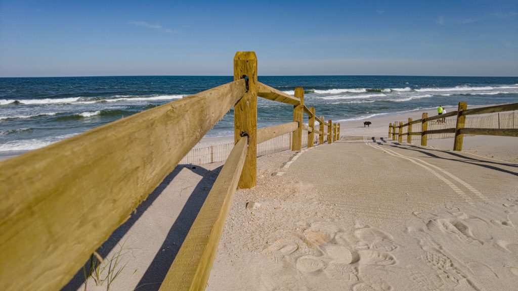Dune crossover repairs completed in Ortley Beach, N.J., May 2023. (Photo: Shorebeat)