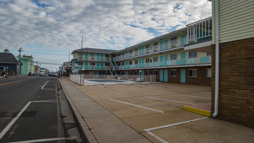 The Surfside Motel, at 200 Ocean Terrace, Seaside Heights, N.J., May 2023. (Photo: Shorebeat)