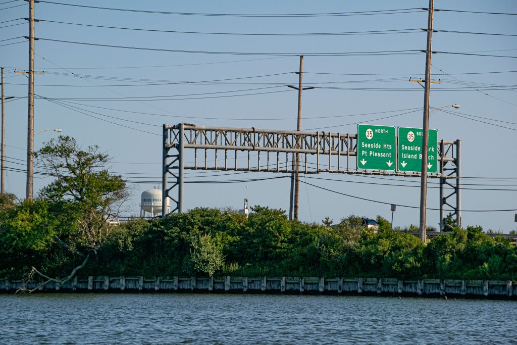 The highway entrance to Seaside Heights, N.J. (Photo: Shorebeat)