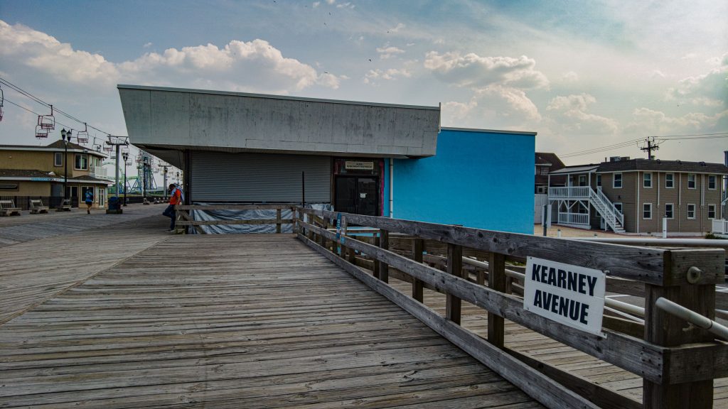 The site of a proposed restaurant and bar at 1219 Ocean Terrace, Seaside Heights, N.J. (Photo: Shorebeat)