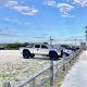 The Hiering Avenue parking facility, where a shower and changing facility has been proposed, Aug. 2023. (Photo: Shorebeat)