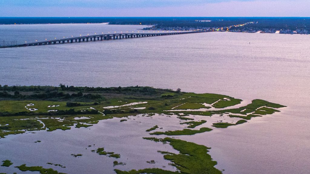 Sedge islands off Seaside Heights and Ortley Beach, N.J., July 2023. (Photo: Shorebeat)