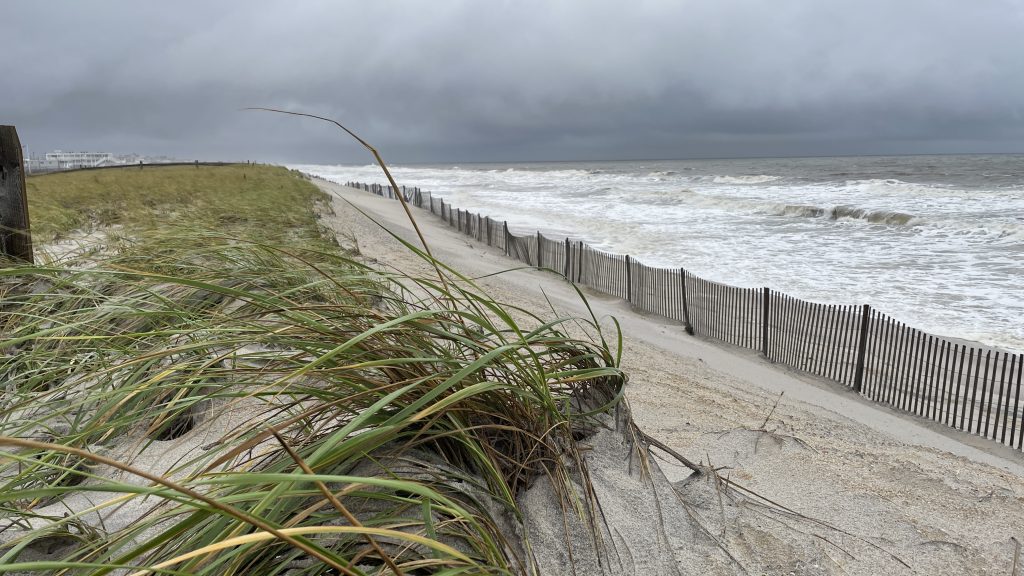 The remnants of Tropical Storm Ophelia move out of New Jersey, Sept. 24, 2023. (Photo: Shorebeat)