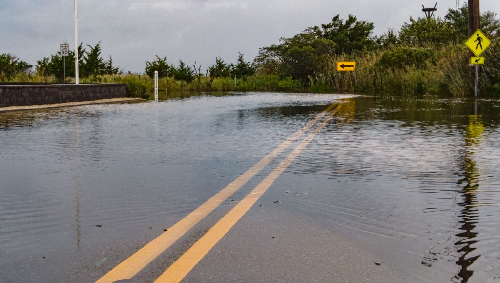 The remnants of Tropical Storm Ophelia move out of New Jersey, Sept. 24, 2023. (Photo: Shorebeat)