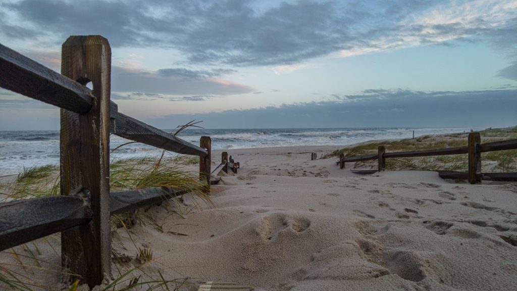 The remnants of Tropical Storm Ophelia move out of New Jersey, Sept. 24, 2023. (Photo: Shorebeat)