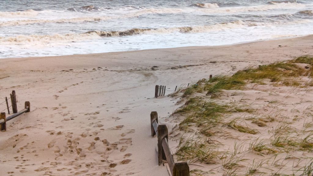 The remnants of Tropical Storm Ophelia move out of New Jersey, Sept. 24, 2023. (Photo: Shorebeat)