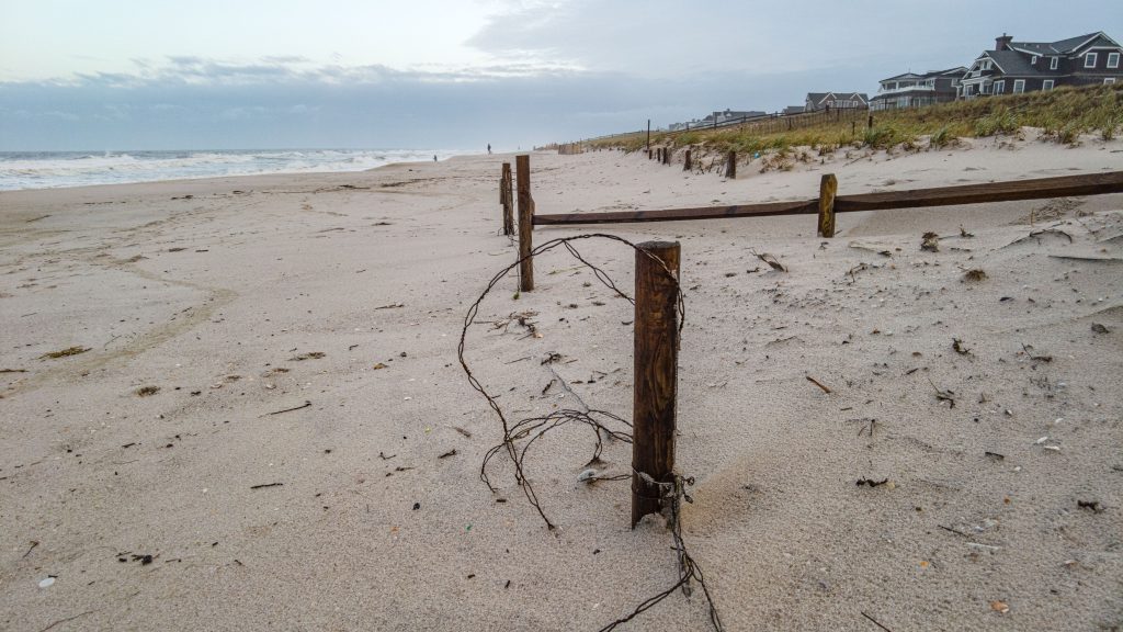 The remnants of Tropical Storm Ophelia move out of New Jersey, Sept. 24, 2023. (Photo: Shorebeat)