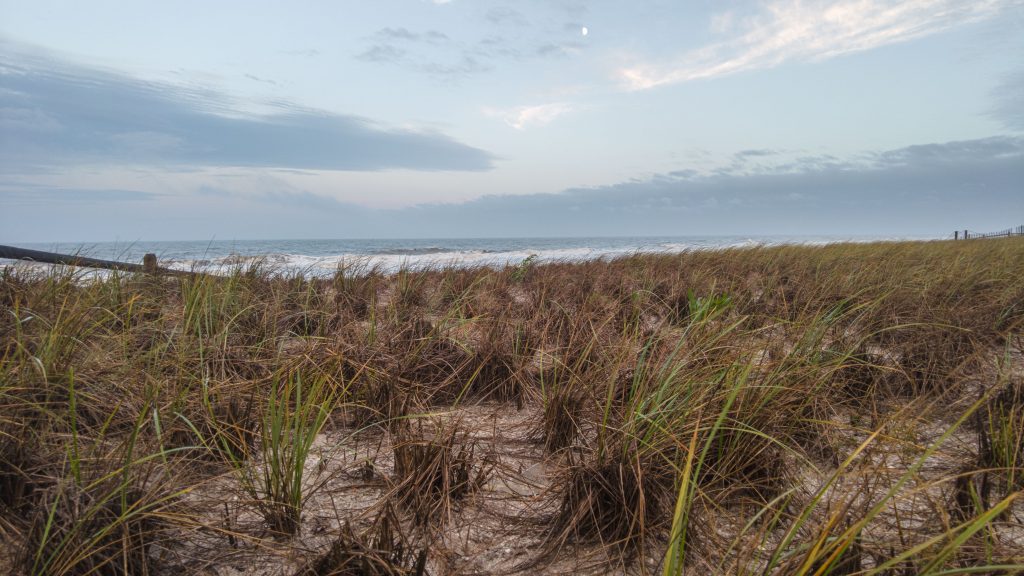 The remnants of Tropical Storm Ophelia move out of New Jersey, Sept. 24, 2023. (Photo: Shorebeat)