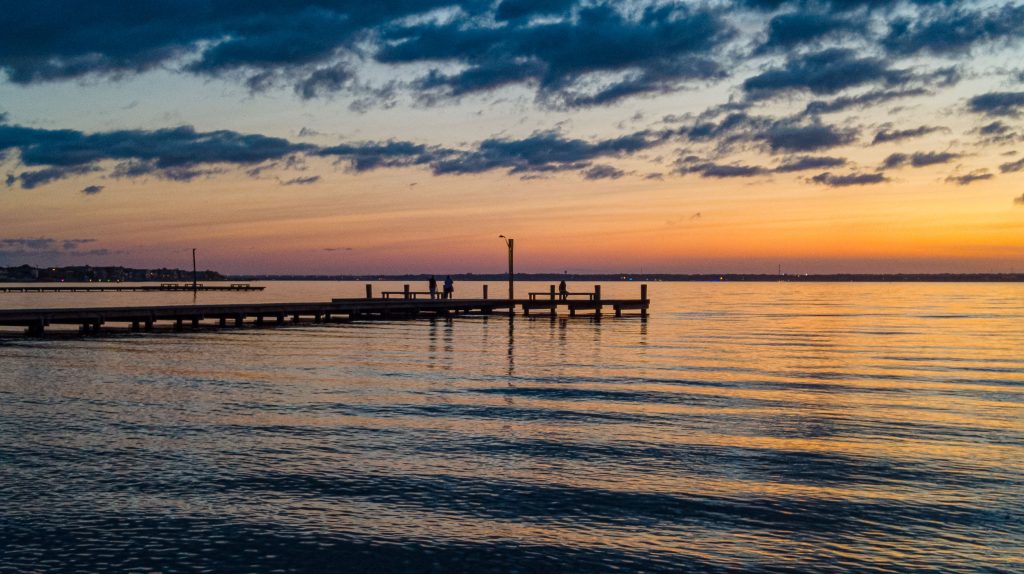 Sunset on Barnegat Bay, Oct. 5, 2023. (Photo: Shorebeat)