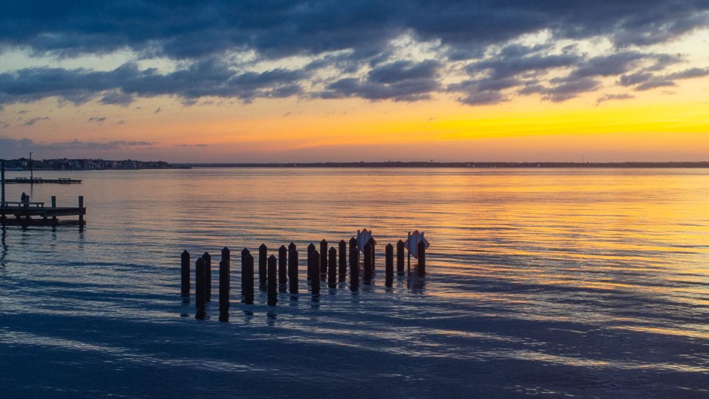 Sunset on Barnegat Bay, Oct. 5, 2023. (Photo: Shorebeat)