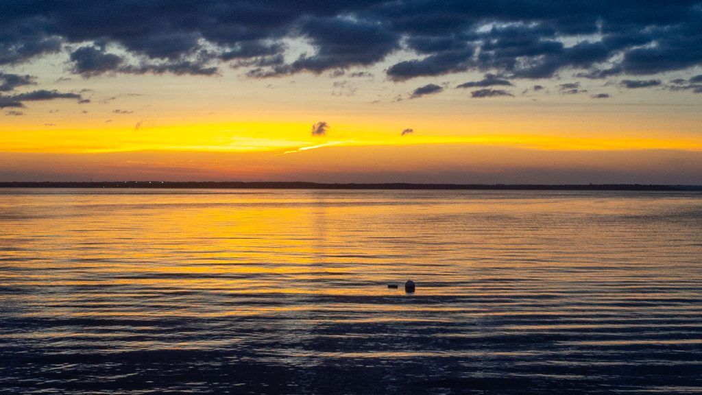 Sunset on Barnegat Bay, Oct. 5, 2023. (Photo: Shorebeat)