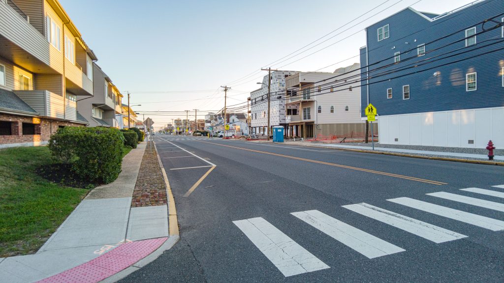 The northernmost point of Central Avenue in Seaside Heights, N.J., Oct. 2023. (Photo: Shorebeat)