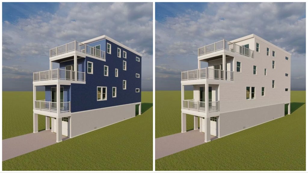 A home proposed for a new subdivision along Bay Boulevard in Seaside heights. (Photo: MLS)