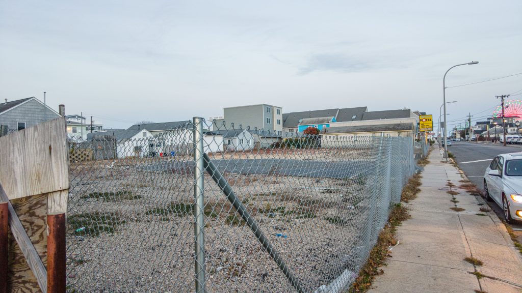 The former Belmont Motel, on Sheridan Avenue in Seaside Heights, Nov. 2023. (Photo: Shorebeat)