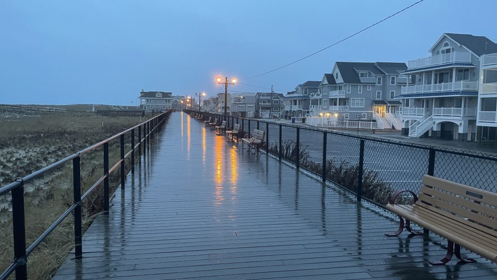 A storm moves into Ocean County, Jan. 9, 2024. (Photo: Shorebeat)