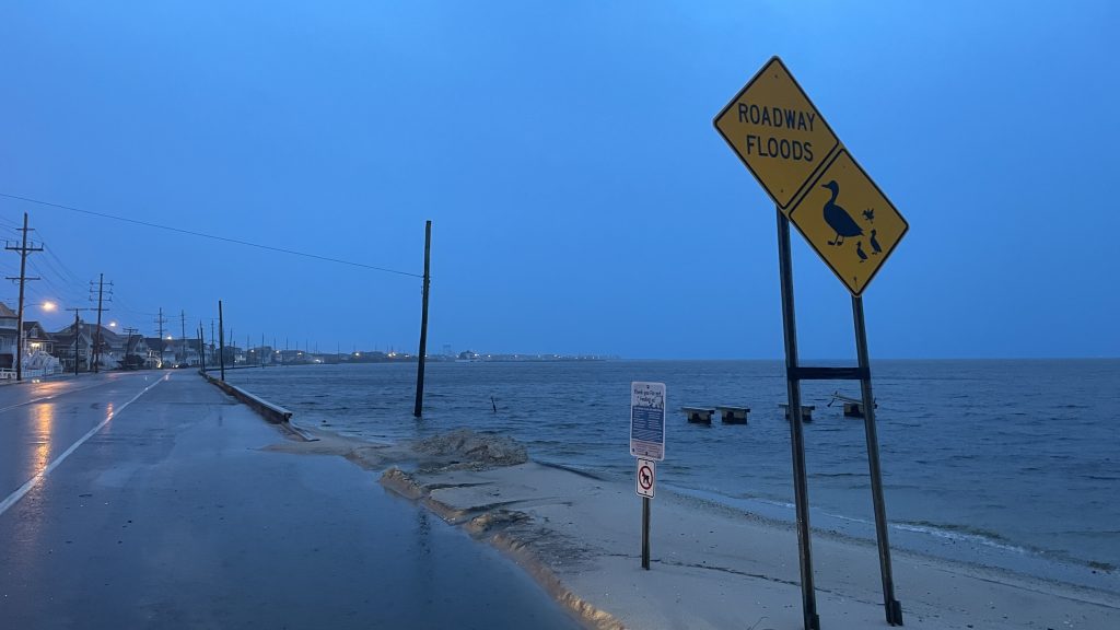 A storm moves into Ocean County, Jan. 9, 2024. (Photo: Shorebeat)