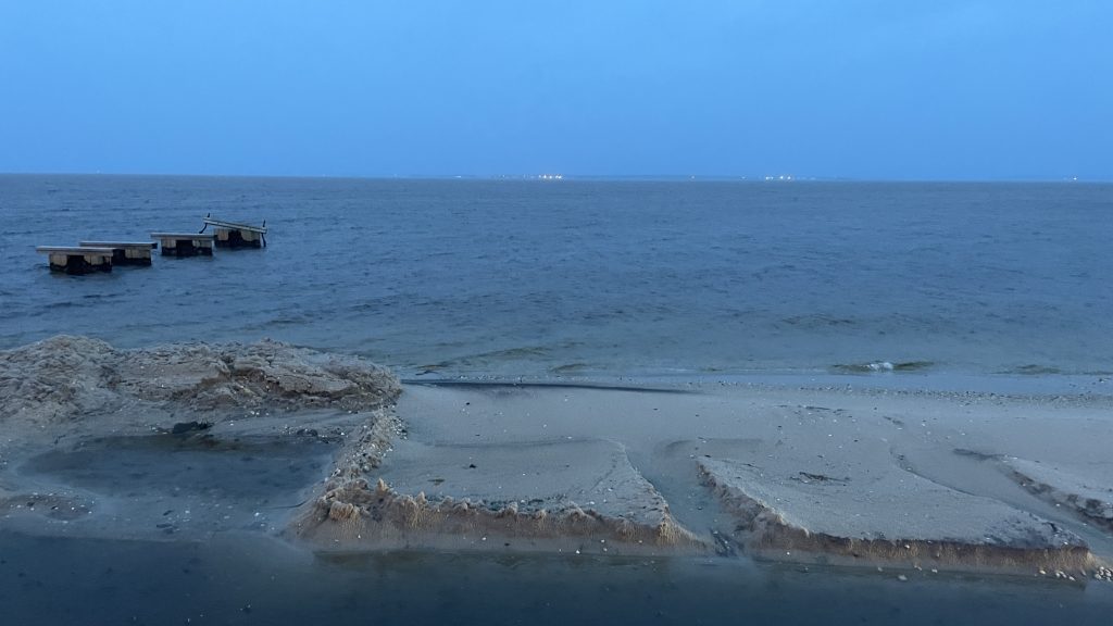 A storm moves into Ocean County, Jan. 9, 2024. (Photo: Shorebeat)