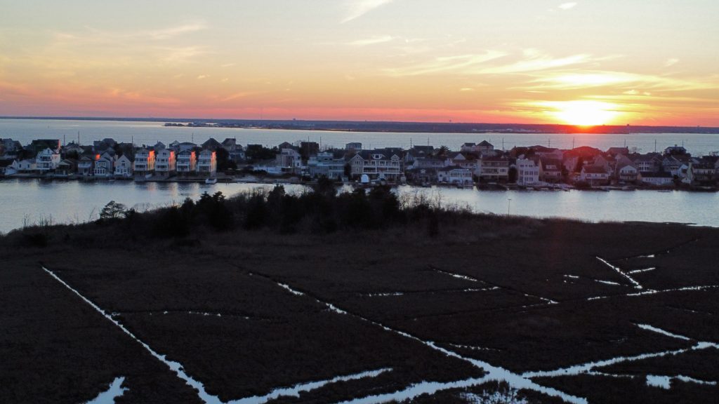 The sunset over Barnegat Bay, Jan. 5, 2024. (Photo: Shorebeat)
