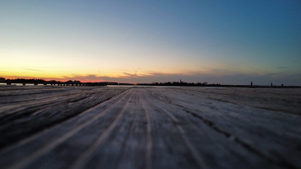 The sunset over Barnegat Bay, Jan. 5, 2024. (Photo: Shorebeat)