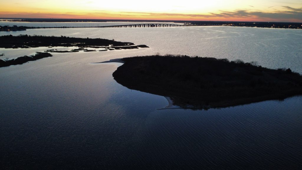 The sunset over Barnegat Bay, Jan. 5, 2024. (Photo: Shorebeat)