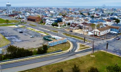 Bay Boulevard at the entrance to Seaside Heights, April 2014. (Photo: Shorebeat)