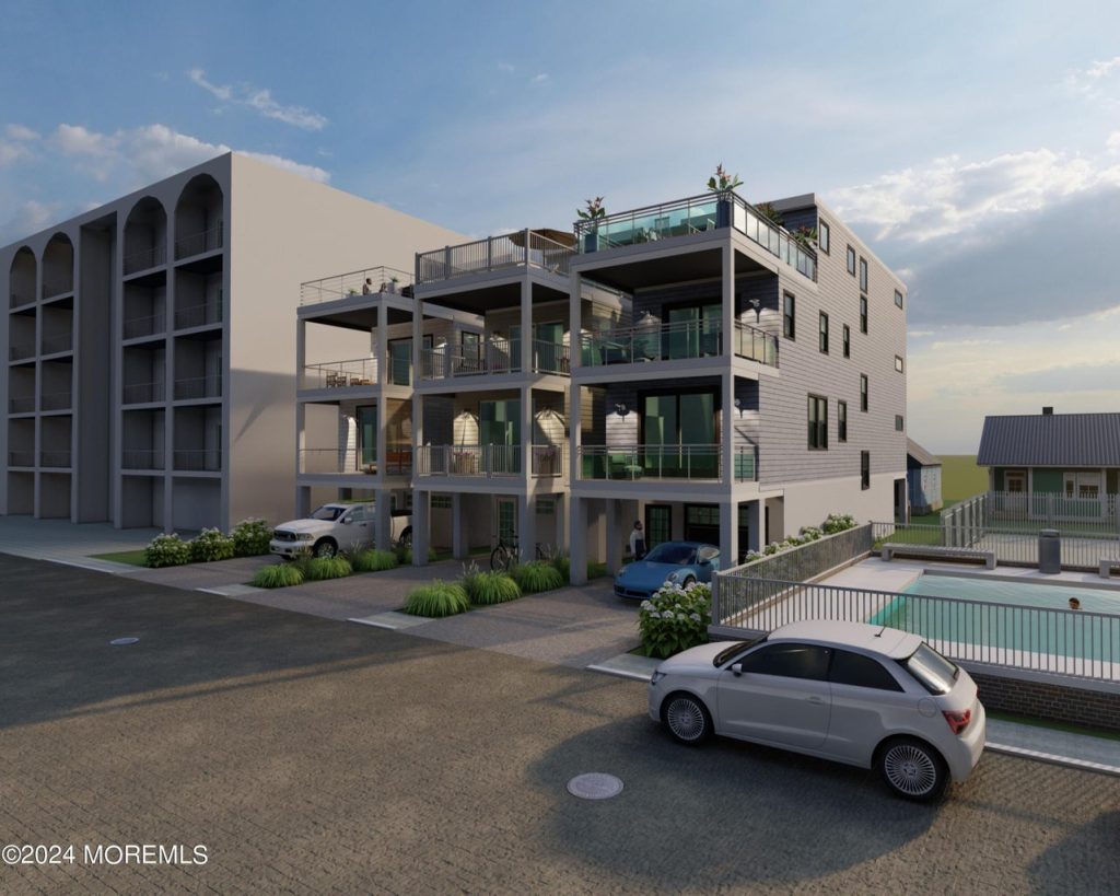 Renderings of the homes building built at 61 Hiering Avenue, Seaside Heights, N.J. (Courtesy: Mike Loundy)