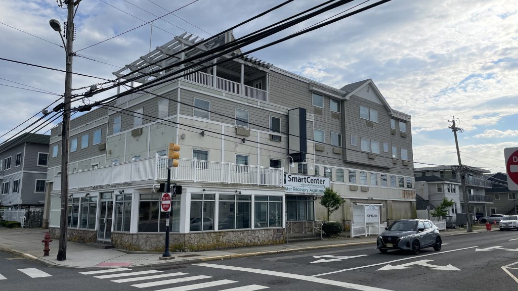 The former White Pearl Hotel, Sumner Avenue, Seaside Heights, N.J., May 2024. (Photo: Shorebeat)