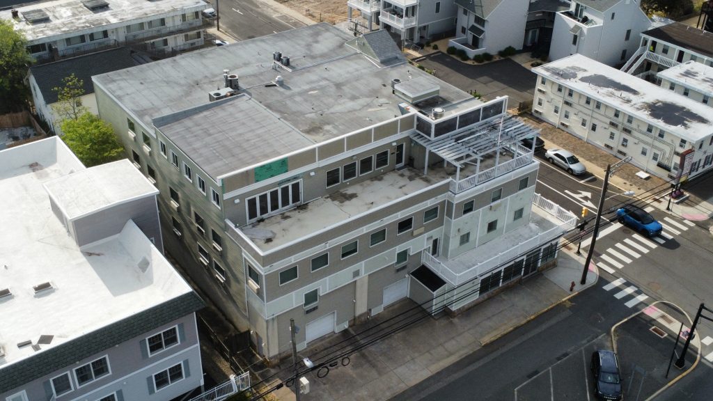 The former White Pearl Hotel, Sumner Avenue, Seaside Heights, N.J., May 2024. (Photo: Shorebeat)