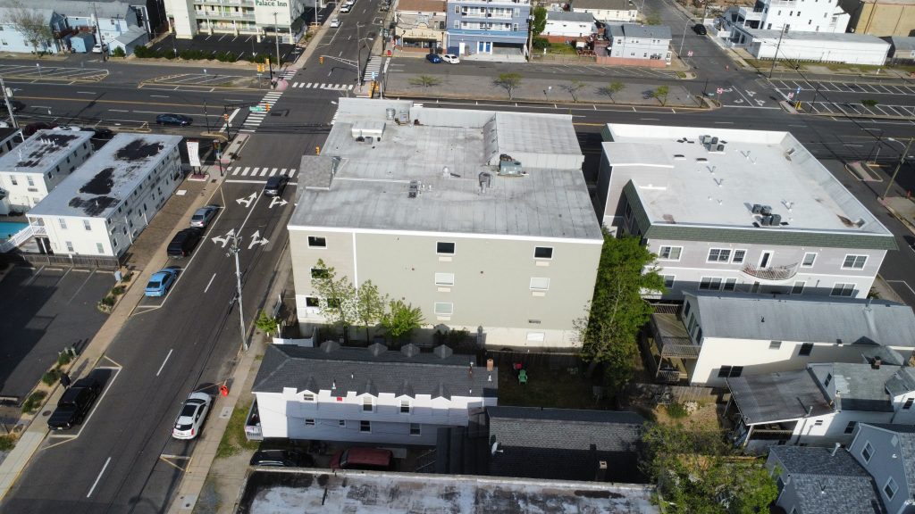 The former White Pearl Hotel, Sumner Avenue, Seaside Heights, N.J., May 2024. (Photo: Shorebeat)