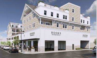 A rendering of a proposed restaurant and condominium complex to replace Hooks in Seaside Heights. (Courtesy: Mike Loundy/ MODE Architects)
