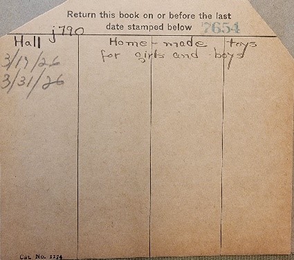 Local resident Mary Cooper located a book borrowed from the Ocean County Library in 1926 by her grandfather. (Photo: Ocean County Library)