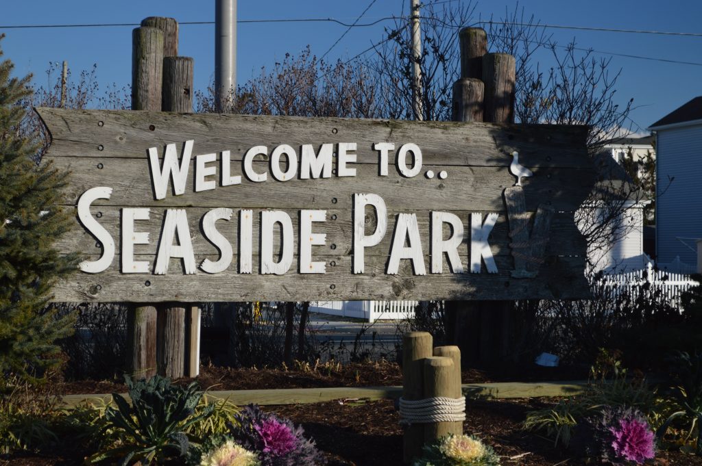 Seaside Park welcome sign. (Photo: Shorebeat)