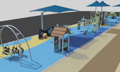 Renderings of the planned 'inclusive playground' in Seaside Heights, N.J. (Credit: Borough of Seaside Heights)