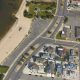 A parking area along Lavallette's bayfront area. (Credit: Google Earth)