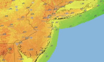 Heat index forecast, June 24, 2025. (Credit: National Weather Service)