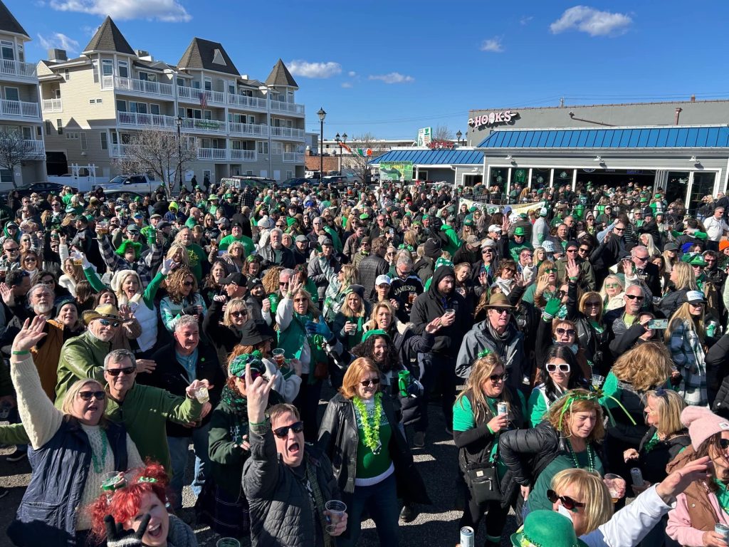 The 2025 St. Patrick's Day Parade celebration at Hooks, Seaside Heights. (File Photo)