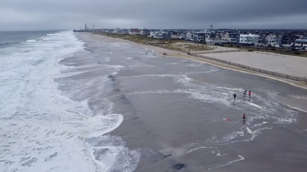 The effects of Hurricane Erin in Ortley Beach, N.J., Aug. 20, 2025. (Photo: Shorebeat)