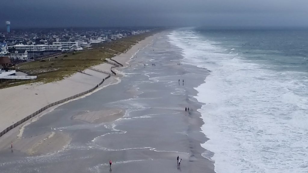 The effects of Hurricane Erin in Ortley Beach, N.J., Aug. 20, 2025. (Photo: Shorebeat)