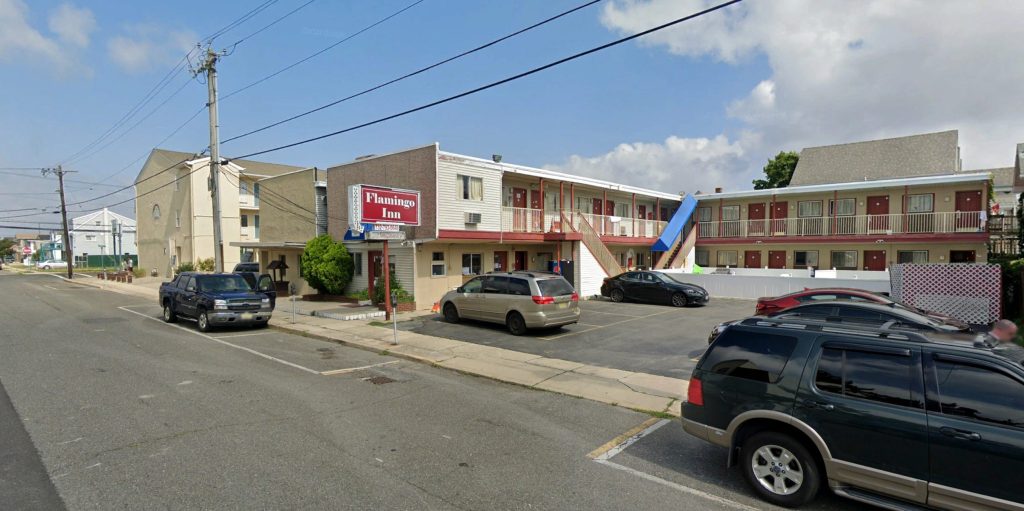 Flamingo Inn Motel, Seaside Heights, N.J. (Credit: Google Earth)