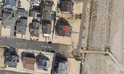 The property at the Oceanfront and Dover Avenue in Lavallette. (Credit: Google Earth)