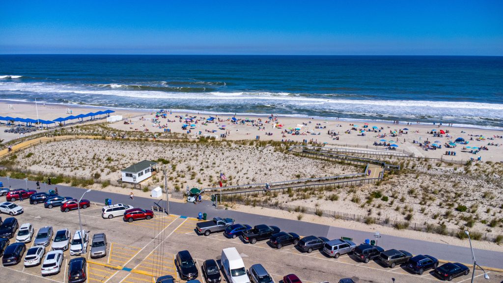 The oceanfront in Seaside Park, Aug. 2025. (Photo: Shorebeat)