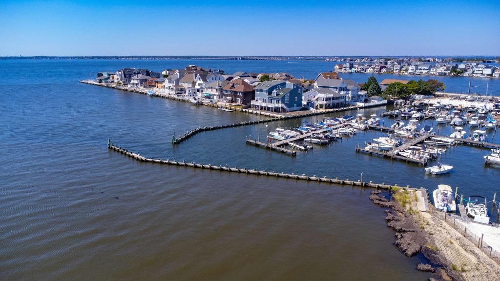 The Seaside Park Municipal Marina at J Street, Aug. 2025. (Photo: Shorebeat)