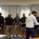 New Jersey State Assemblyman Paul Kanitra honors Lavallette lifeguards involved in the rescue of 20 children in Aug. 2025. (Photo: Barbara Sussino)