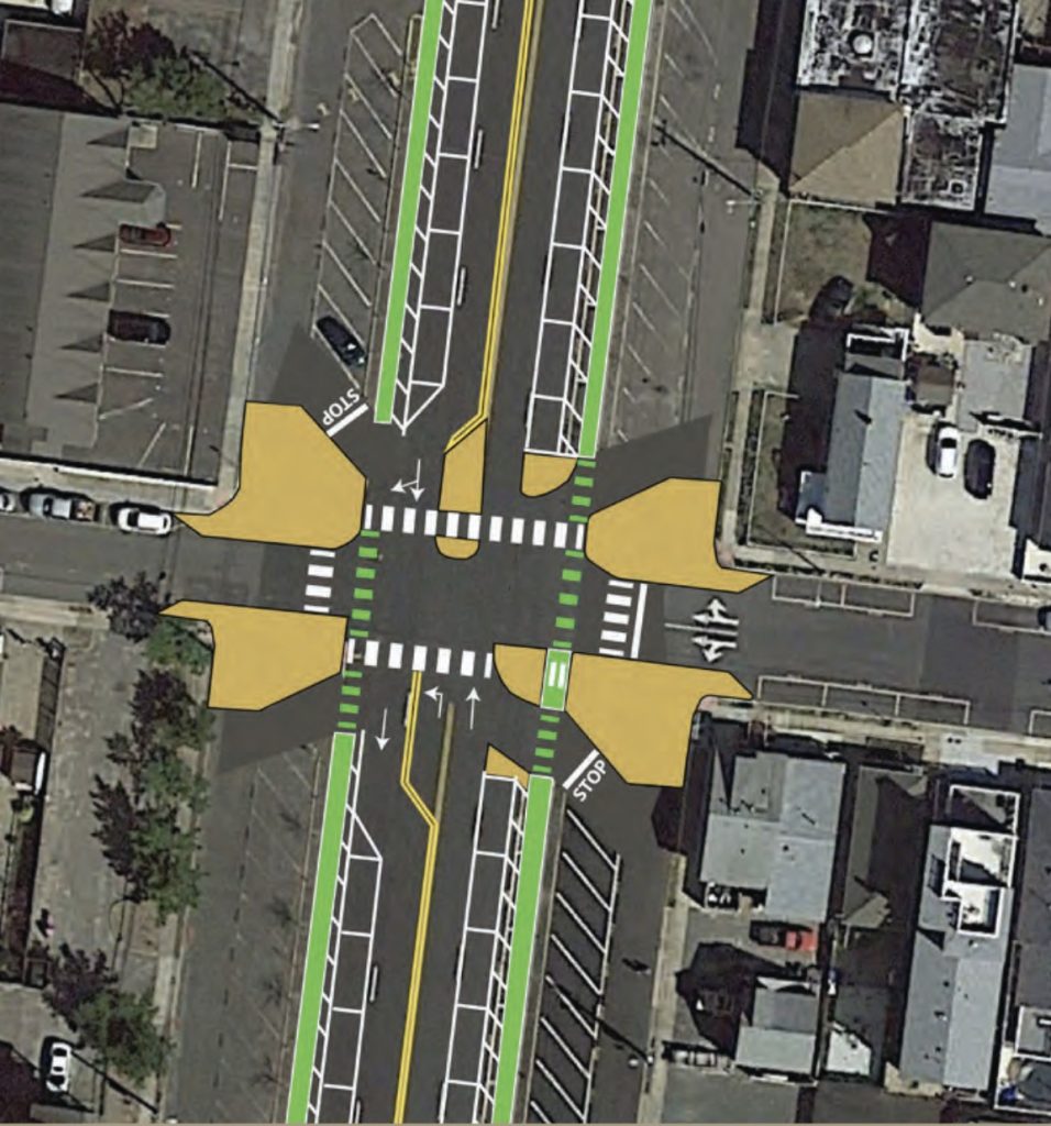 Images from a report on the redesign of Central Avenue in Seaside Heights. (Credit: NJTPA)