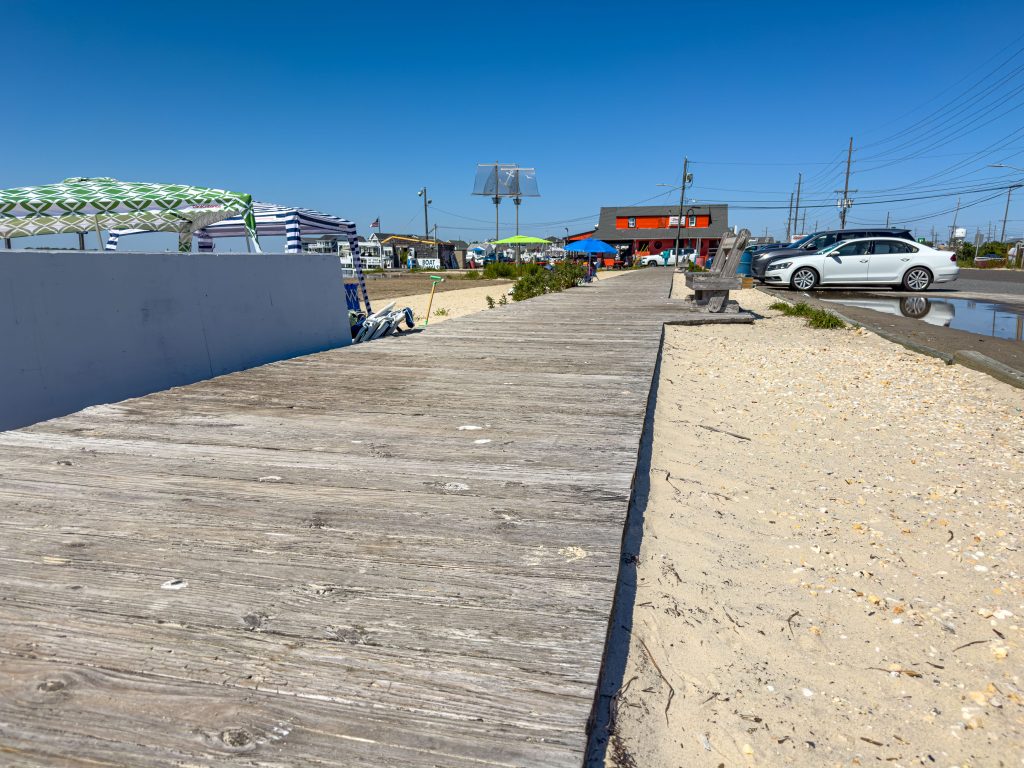 Sunset Beach, Seaside Heights, N.J. bayfront, Sept. 2025. (Photo: Shorebeat)