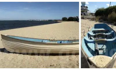 A Lavallette lifeguard boat up for sale, Oct. 2025. (Photo: Borough of Lavallette)